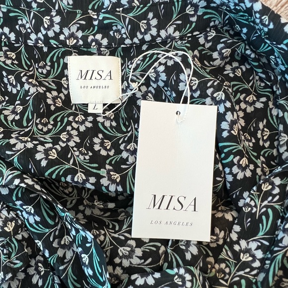 MISA AYDENIZ DRESS Sapphire Ditzy - Picture 6 of 9